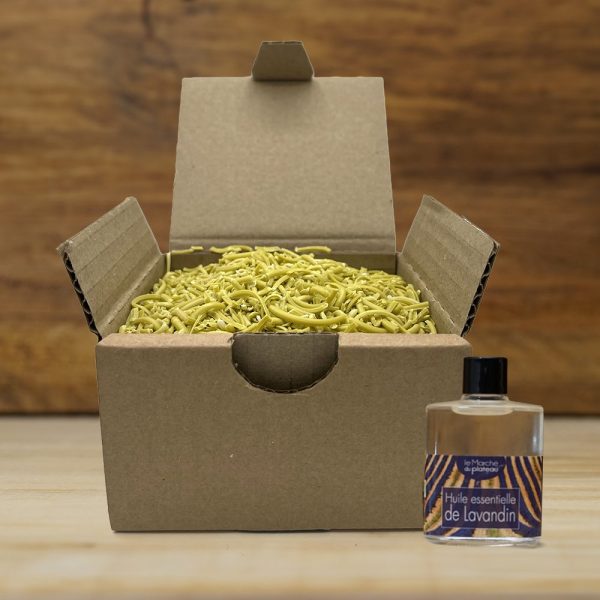 Gift bag soap shavings 200 gr + 30 ml lavandin essential oil