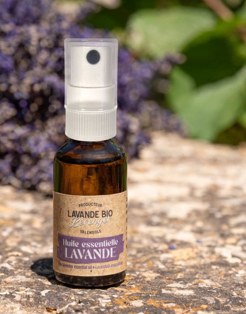 Lavendelöl-Spray 20 ml 2 Spray huile essentielle de lavande bio 20 ml
