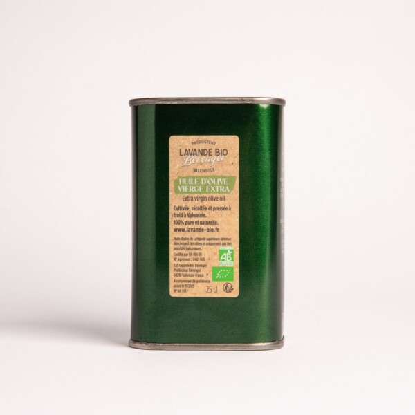 Huile d'olive vierge extra bio 25 cl