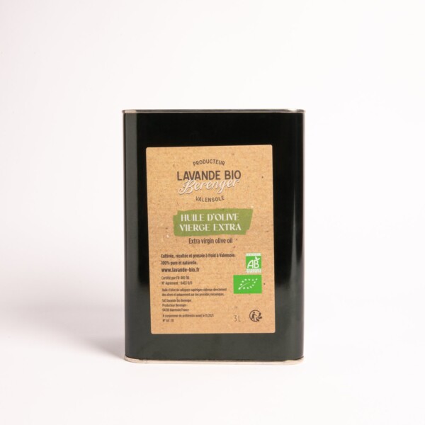 Huile d'olive vierge extra bio 3 L