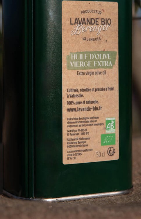 Natives Olivenöl extra mit Zitrone 50 cl 2 Huile d'olive vierge extra au citron 50 cl