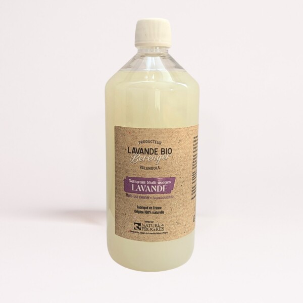 Nettoyant multi-usages lavande bio 1 L - Lavande Bio Bérenger