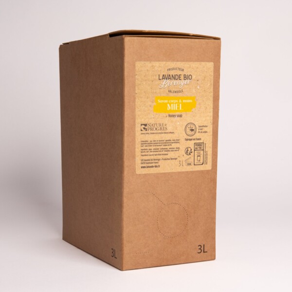 Recharge savon liquide au miel 3 L