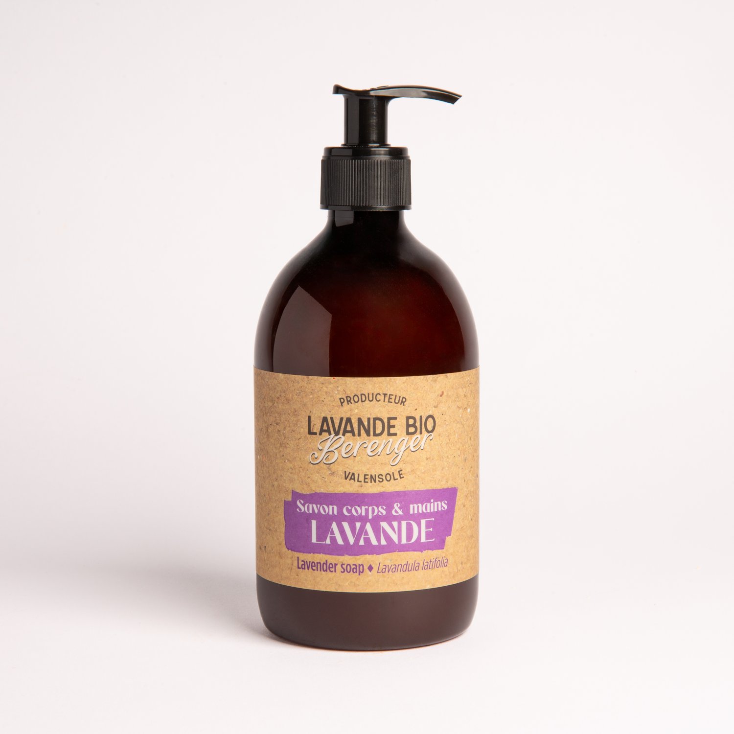 Lavender liquid soap 100 ml to 3 L 1 Savon liquide à la lavande 500 ml